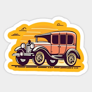 old classic car Sticker